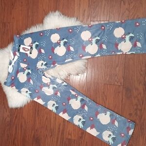 Lildy Printed Plush Pajama Pants